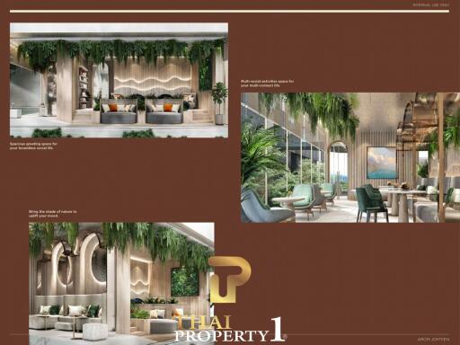 High Floor Luxury 2 Bedroom Condo On 84 SQM. - Arom Jomtien (Off-plan)