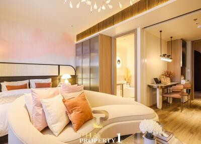 High Floor Luxury 1 Bedroom Unit At Arom Jomtien (Off-plan under Foreigner Name)