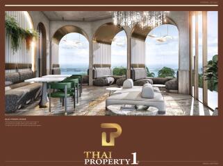 2 Bedroom Luxury Condo On 64.85 SQM. - Arom Jomtien (Off-plan)