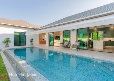 **Mint Condition, Price Deduced!** 4 Bedroom Pool Villa inside Popular HHH8 Project with Spectacular Mountain View close to Banyan Golf in Hua Hin for Sale (Ready to Move in)