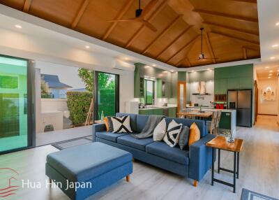 **Mint Condition, Price Deduced!** 4 Bedroom Pool Villa inside Popular HHH8 Project with Spectacular Mountain View close to Banyan Golf in Hua Hin for Sale (Ready to Move in)