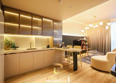 New Luxury Beach Front - 50.93 SQM. One Bed Unit At Arom Jomtien (Off-plan)