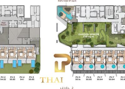 New Luxury Beach Front - 50.93 SQM. One Bed Unit At Arom Jomtien (Off-plan)