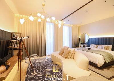 New Luxury Beach Front - 50.93 SQM. One Bed Unit At Arom Jomtien (Off-plan)