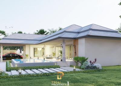 New House Type L Under Construction - Hua Hin Grand Hills