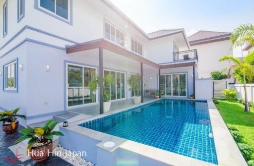 Great Location! 4 Bedroom House with Private Pool for Sale in Soi 102 Hua Hin, Near Bluport (Fully Furnished)