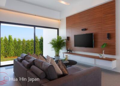 Contemporary Design 3 Bedroom Pool Villa With Mountain View for Sale Near Sai Noi Beach Hua Hin (Completed, Fully Furnished)