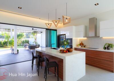 Contemporary Design 3 Bedroom Pool Villa With Mountain View for Sale Near Sai Noi Beach Hua Hin (Completed, Fully Furnished)