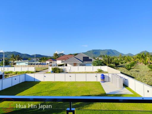 Brand new 4 Bedroom Villas on large land plot near Black Mountain and Hua Hin International School