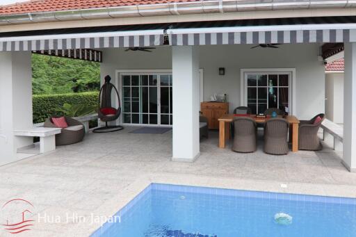 Smart house village 3 bedroom pool villa with solar system for sale Hua Hin