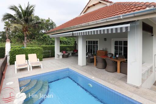 Smart house village 3 bedroom pool villa with solar system for sale Hua Hin