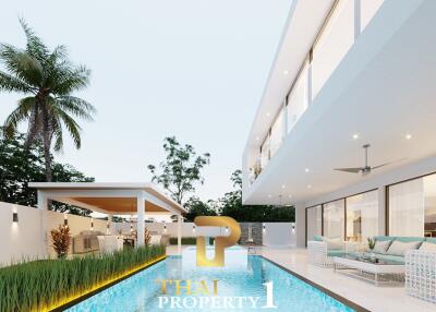 Ultra Modern Luxury Style Pool Villa For Sale In The Heart Of Pratamnak