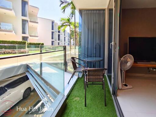 Stylish 1 Bedroom Pool View Unit with at Popular Pine Condominium 150 Meter From Khao Takiab Beach