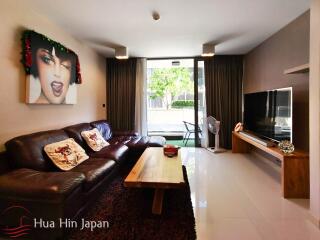 Stylish 1 Bedroom Pool View Unit with at Popular Pine Condominium 150 Meter From Khao Takiab Beach