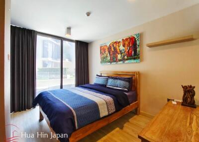 Stylish 1 Bedroom Pool View Unit with at Popular Pine Condominium 150 Meter From Khao Takiab Beach