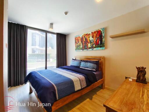 Stylish 1 Bedroom Pool View Unit with at Popular Pine Condominium 150 Meter From Khao Takiab Beach