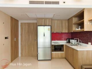 Stylish 1 Bedroom Pool View Unit with at Popular Pine Condominium 150 Meter From Khao Takiab Beach