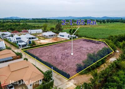 Over 2 Rai Land with full chanote for sale soi 112 Hua Hin