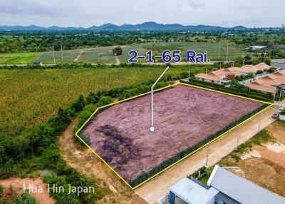 Over 2 Rai Land with full chanote for sale soi 112 Hua Hin