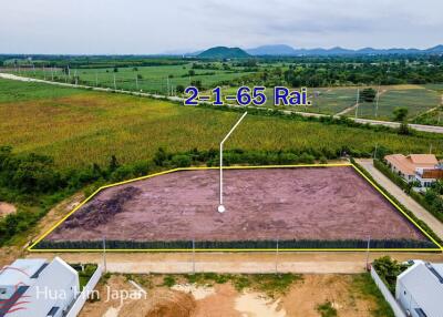 Over 2 Rai Land with full chanote for sale soi 112 Hua Hin