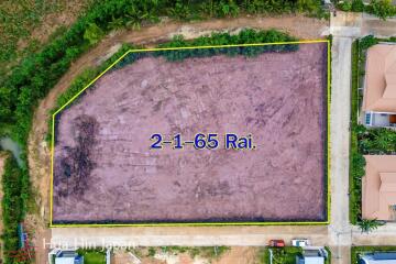 Over 2 Rai Land with full chanote for sale soi 112 Hua Hin