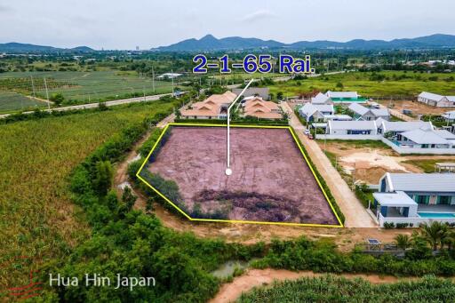 Over 2 Rai Land with full chanote for sale soi 112 Hua Hin