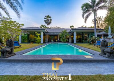 Stunning Freestanding Modern Villa In Green Surroundings- Close To Beach In Bang Gao Cha-Am