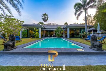 Stunning Freestanding Modern Villa In Green Surroundings- Close To Beach In Bang Gao Cha-Am