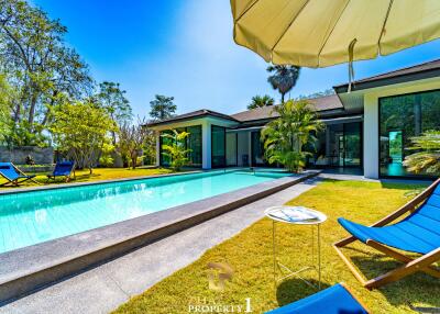 Stunning Freestanding Modern Villa In Green Surroundings- Close To Beach In Bang Gao Cha-Am