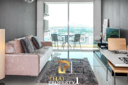 Pratamnak - Fantastic Ocean View 1 Bedroom Unit At The Vision Pattaya