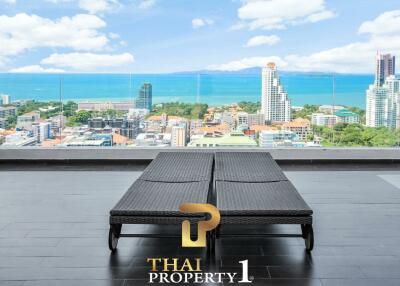 Pratamnak - Fantastic Ocean View 1 Bedroom Unit At The Vision Pattaya