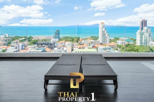 Pratamnak - Fantastic Ocean View 1 Bedroom Unit At The Vision Pattaya