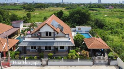 Central Location! 4 Bedroom Pool Villa on Soi 102 near Bluport for Sale in Hua Hin (Resale, Fully Furnished)