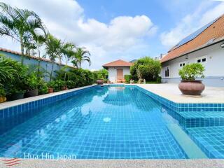 Central Location! 4 Bedroom Pool Villa on Soi 102 near Bluport for Sale in Hua Hin (Resale, Fully Furnished)