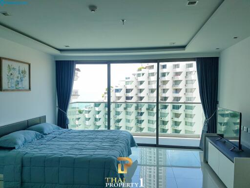 Wong Amat Tower - Studio Unit With Great View