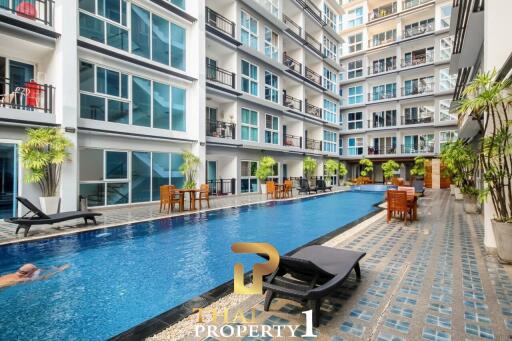 Lovely Furnished Pool View Studio At Avenue Residence - Pattaya Second Road