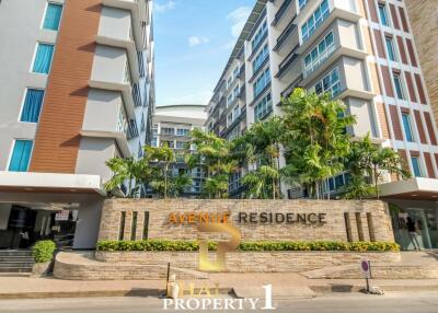 Lovely Furnished Pool View Studio At Avenue Residence - Pattaya Second Road