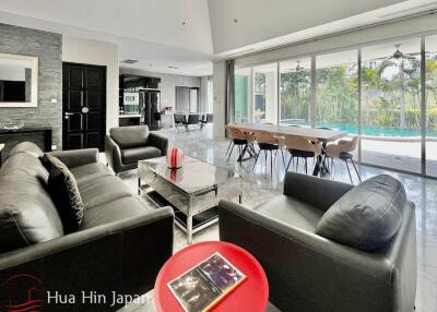 Modern Design Executive Pool Villa for Sale in Prestigious Baan Ing Phu Project near Black Mountain Golf Hua Hin