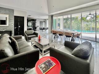 Modern Design Executive Pool Villa for Sale in Prestigious Baan Ing Phu Project near Black Mountain Golf Hua Hin