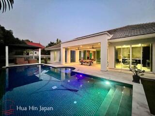 Modern Design Executive Pool Villa for Sale in Prestigious Baan Ing Phu Project near Black Mountain Golf Hua Hin