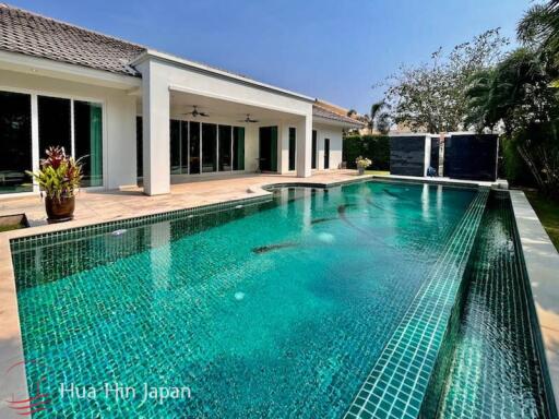 Modern Design Executive Pool Villa for Sale in Prestigious Baan Ing Phu Project near Black Mountain Golf Hua Hin