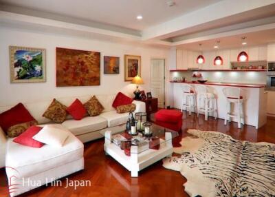 Spacious and Well Maintained 2 Bedroom Sea View Unit at Baan Chai Thalay Beachfront Condo for Sale in Hua Hin