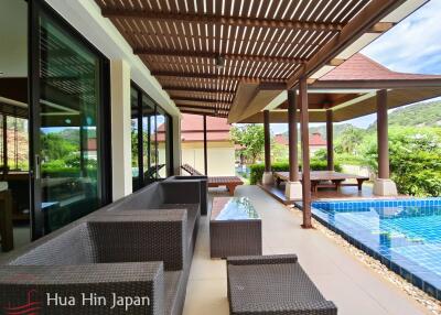 Balinese Style 2 Bedroom Pool Villa in Popular Panorama Project for Rent near Sai Noi Beach, Hua Hin