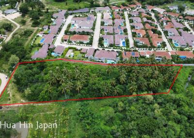 Over 5 Rai Land for Sale near Woodlands Residences off soi 88 in Hua Hin