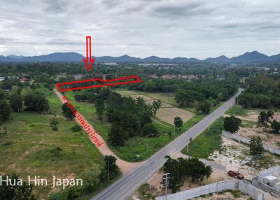 Over 5 Rai Land for Sale near Woodlands Residences off soi 88 in Hua Hin