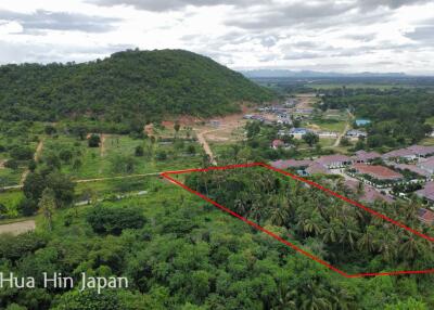 Over 5 Rai Land for Sale near Woodlands Residences off soi 88 in Hua Hin