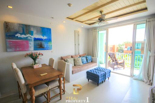 Top Floor Sea View Unit At Beach Front Chelona Khao Tao