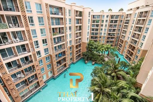 Jomtien 2 bedroom family Condo only 500 meters from Jomtien Beach.