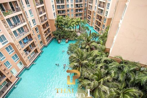 Jomtien 2 bedroom family Condo only 500 meters from Jomtien Beach.