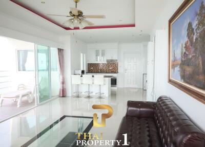 Sea view - Corner one bedroom unit for sale at View Talay 7